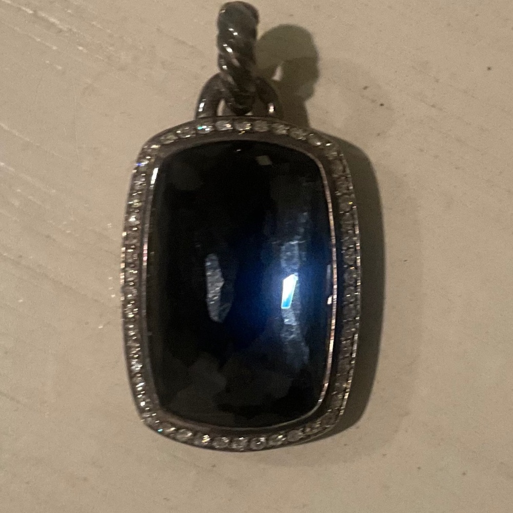 David Yurman black orchid pendant